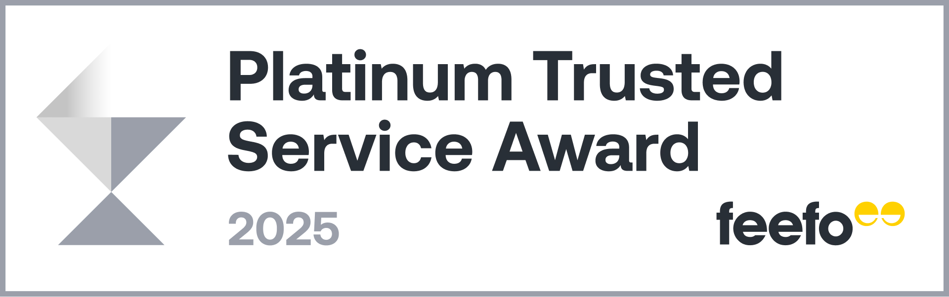 Platinum Trusted Service Award Image