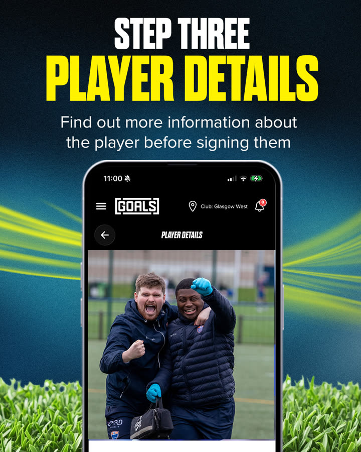 Find a player — step 3