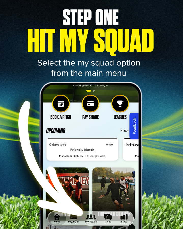 Squad payments — step 1