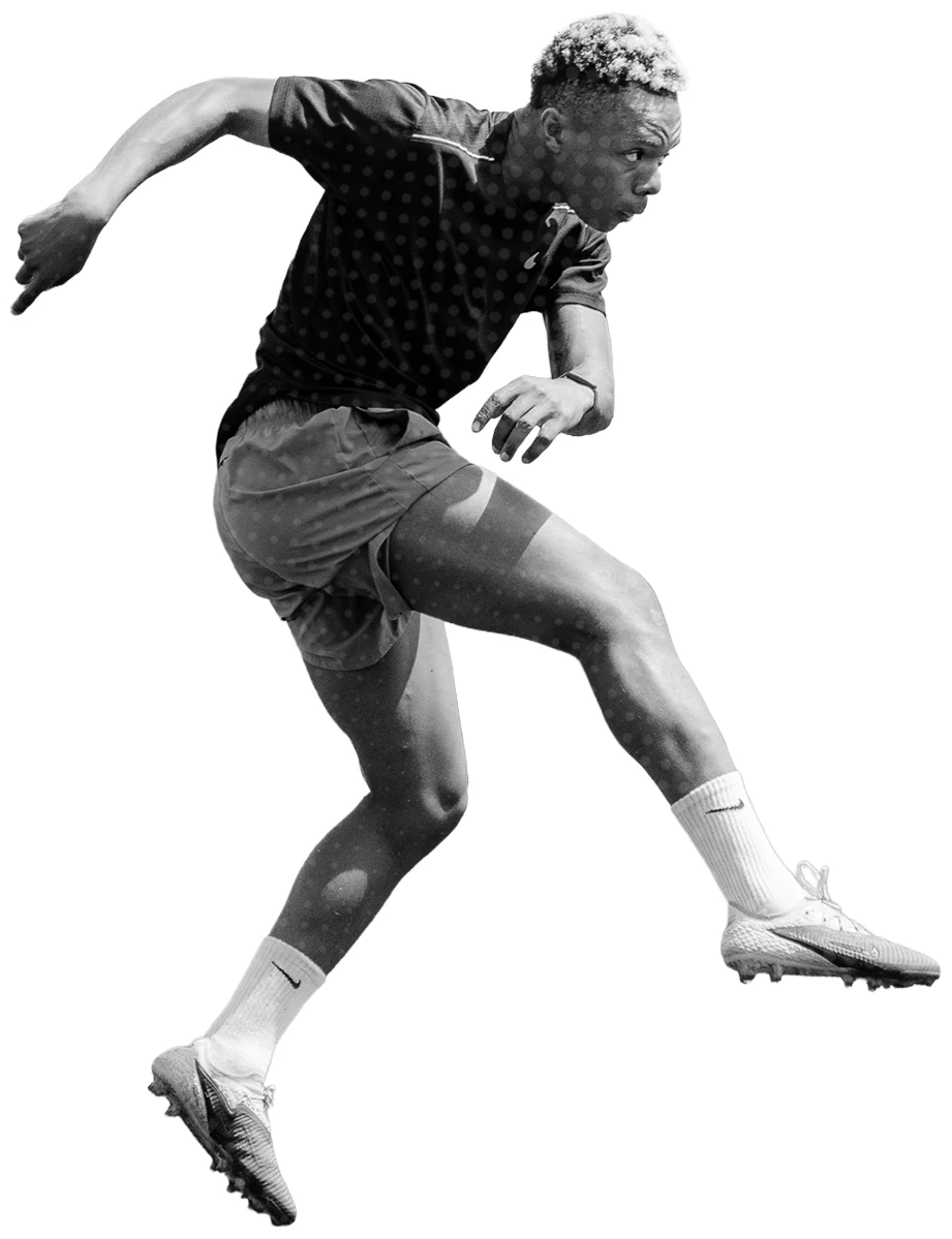 Player sprinting